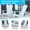 Flash Furniture White Adirondack Rockers & 1 Side Table, PK 4 JJ-C14705-4-T14001-WH-GG - alternate 7